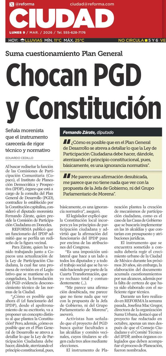 LA VOZ DE LA CIUDAD tweet media