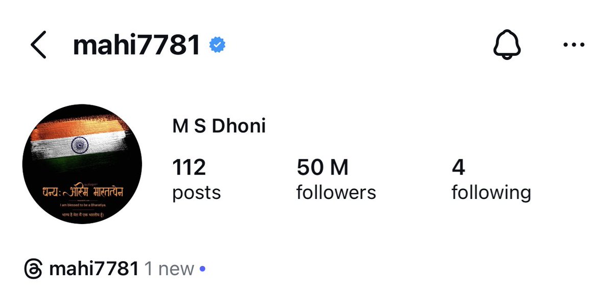 mufaddal_vohra's tweet photo. 50M FOR MS DHONI ON INSTAGRAM. 🔥 https://t.co/cIb5es58iu