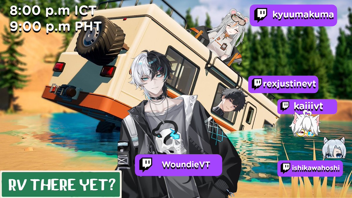 Am I gonna lose friends tonight? Come hang out with us~
Collab with:
<a href="/kyuudesuuu/">kyuumakuma🍯DONOTHON!</a> 
<a href="/RexJustineVT/">RexJustine (Enforcer PNGTuber)</a> 
<a href="/KaiiiVT_/">kai</a> 
<a href="/IshikawaHoshiVT/">Ishikawa Hoshi 💫🚀 (Debut TBA)</a>