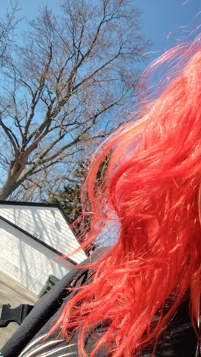 ingestedcorpse's tweet image. i lav my hair ohmugof it's so perfect 🔥🔥🔥🔥🔥🔥 #redredred #ilovered #redhair #meow