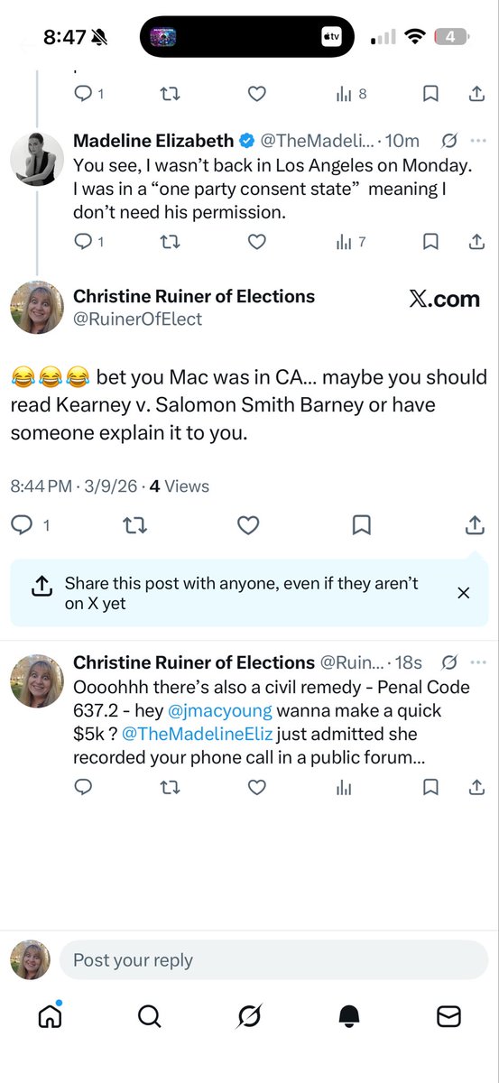 Christine Ruiner of Elections tweet media