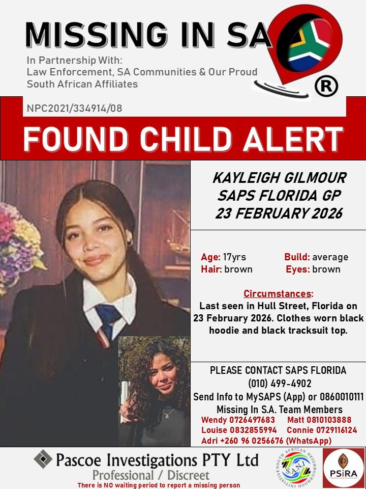 Missing Persons Southern Africa tweet media