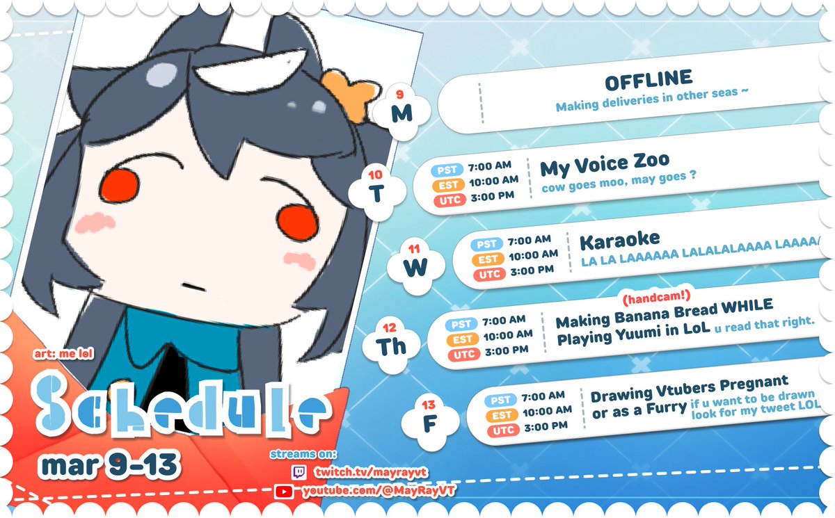 MayRay 💌 manta ray vtuber tweet media