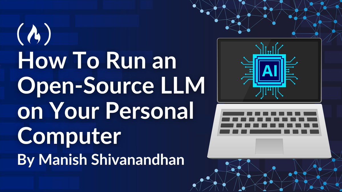 If you want to use an LLM, you don't need a cloud subscription or massive server.

You can run it right on your personal computer - and Manish shows you how in this guide.

You'll learn how to install Ollama via the UI and command line, set everything up, and then run it locally.