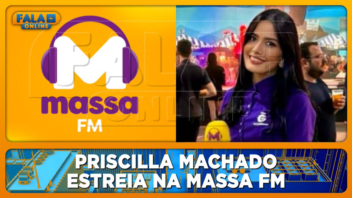 Priscilla Machado estreia na Massa FM de Blumenau-SC.
youtu.be/Sr00dndD_Jw

#MassaFM #RádioMassaFM #Rádio #FalaMaisOnline