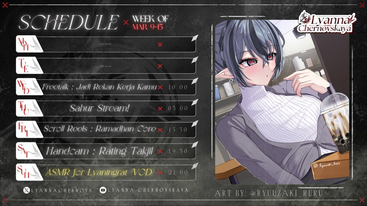 Lyanna Chernovskaya ⛓😈🏴 | ALAMAK COVER ON YT tweet media