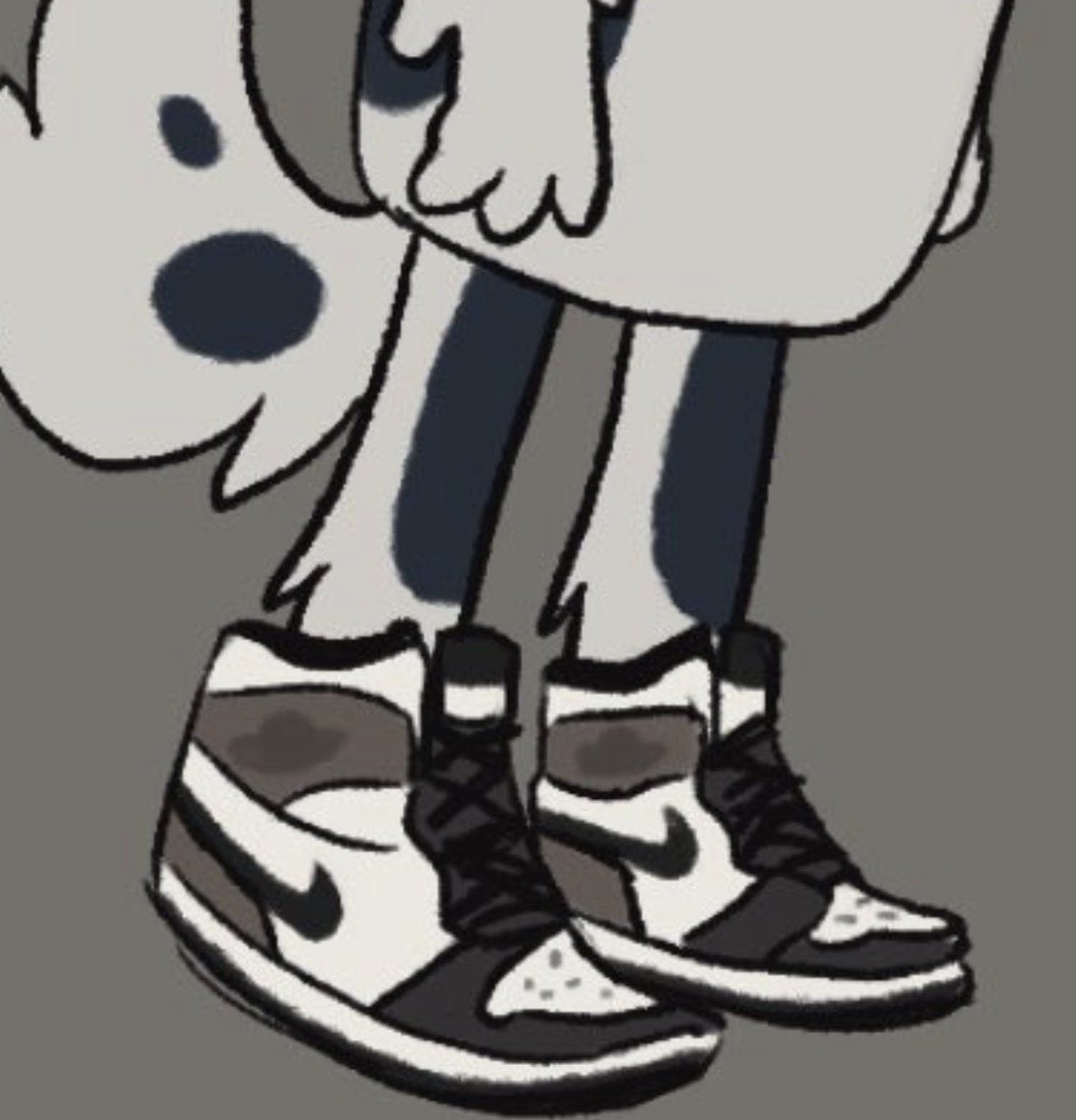 Dog Wearing Jordans tweet media