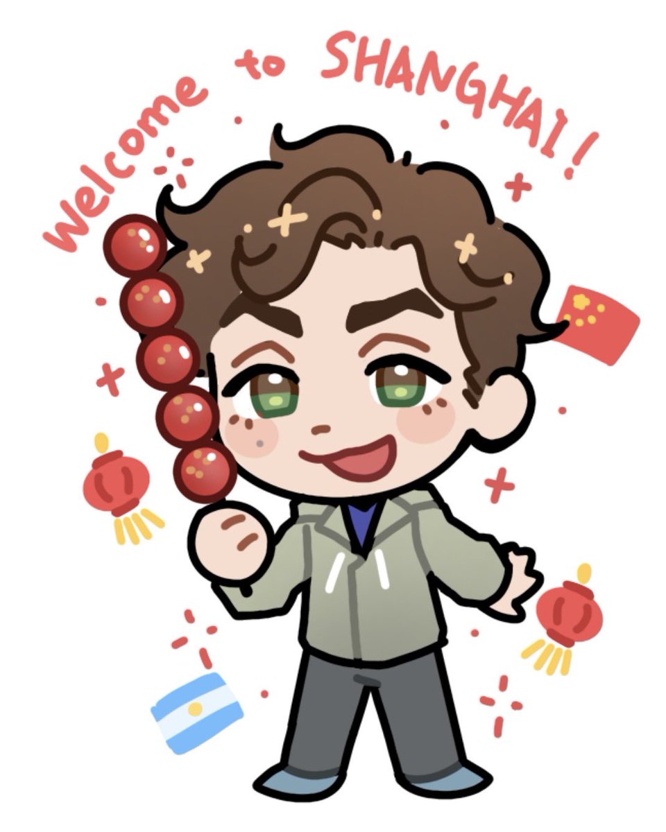 Como shanghainés, me llena de alegría ver a Franco disfrutando tanto de Shanghai 🥹.
Convive con la gente local y aprecia nuestra cultura.
Ojalá poder conocerlo algún día 😭.
He hecho muchos fanarts de él y seguiré apoyándolo con mis dibujos este año.
#FrancoColapinto