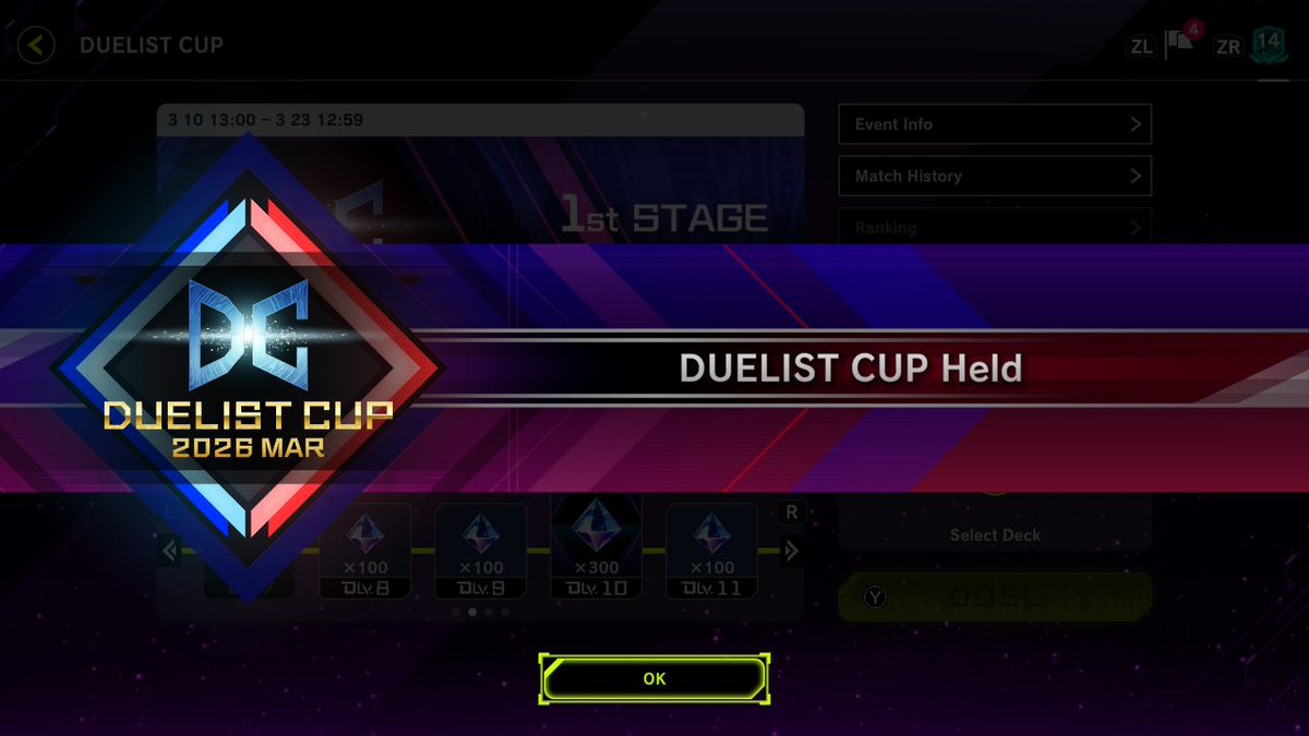 UPDATE: To celebrate the start of the Duelist Cup Stage 1, Konami have added new Limited Time "Dominus Spiral" accessories to the Master Duel Shop, until April 9th 2026!

#MasterDuel #YuGiOh #YuGiOhMasterDuel #遊戯王マスターデュエル