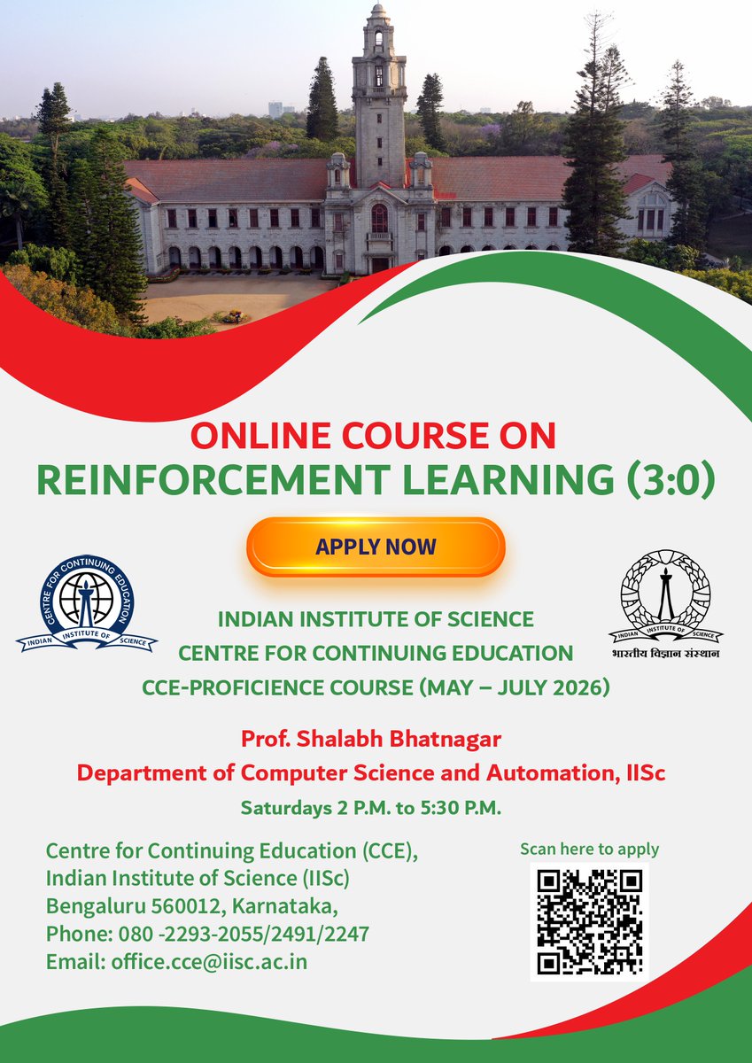 Centre for Continuing Education (CCE), IISc tweet media