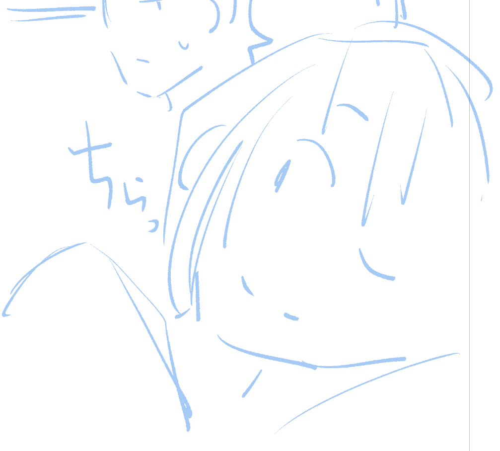 ちら見マキたそカワイく描けたでござ☺️ 