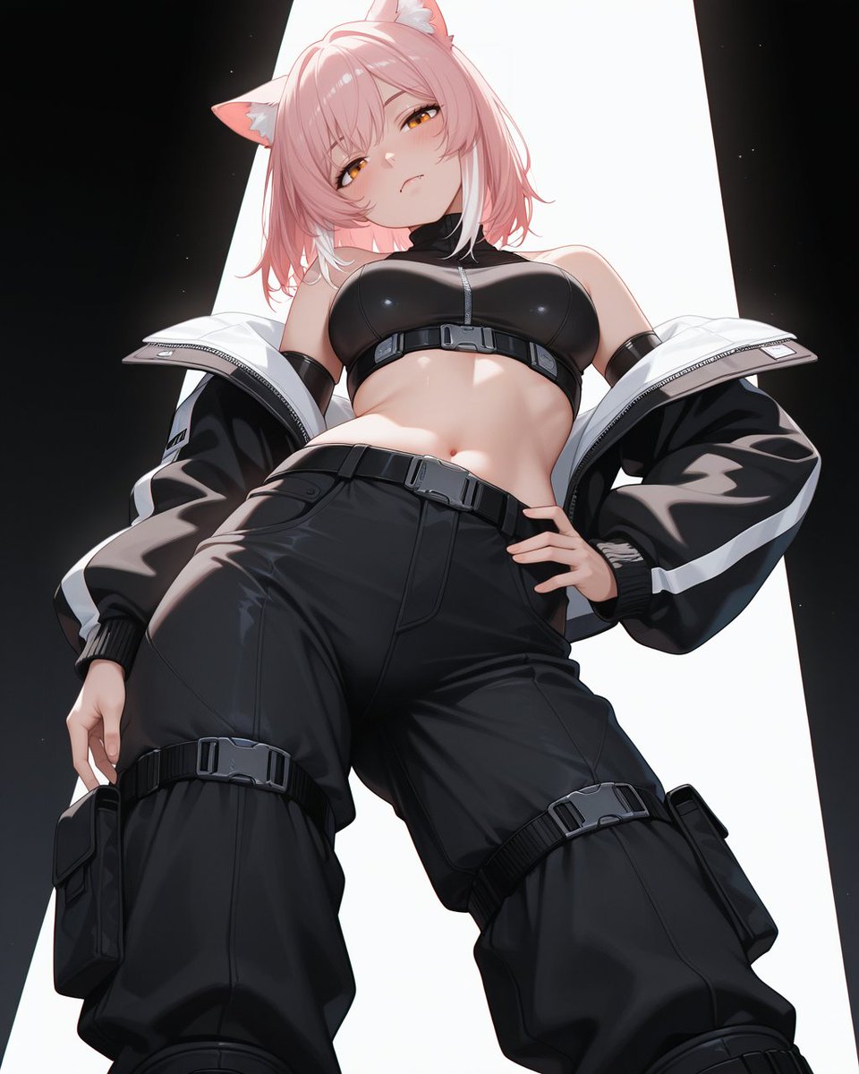 Veyra_Art's tweet photo. Lumi OC 🩷
#AIart #AnimeArt #OriginalCharacter #Catgirl #Techwear https://t.co/1M3PS8sjkr