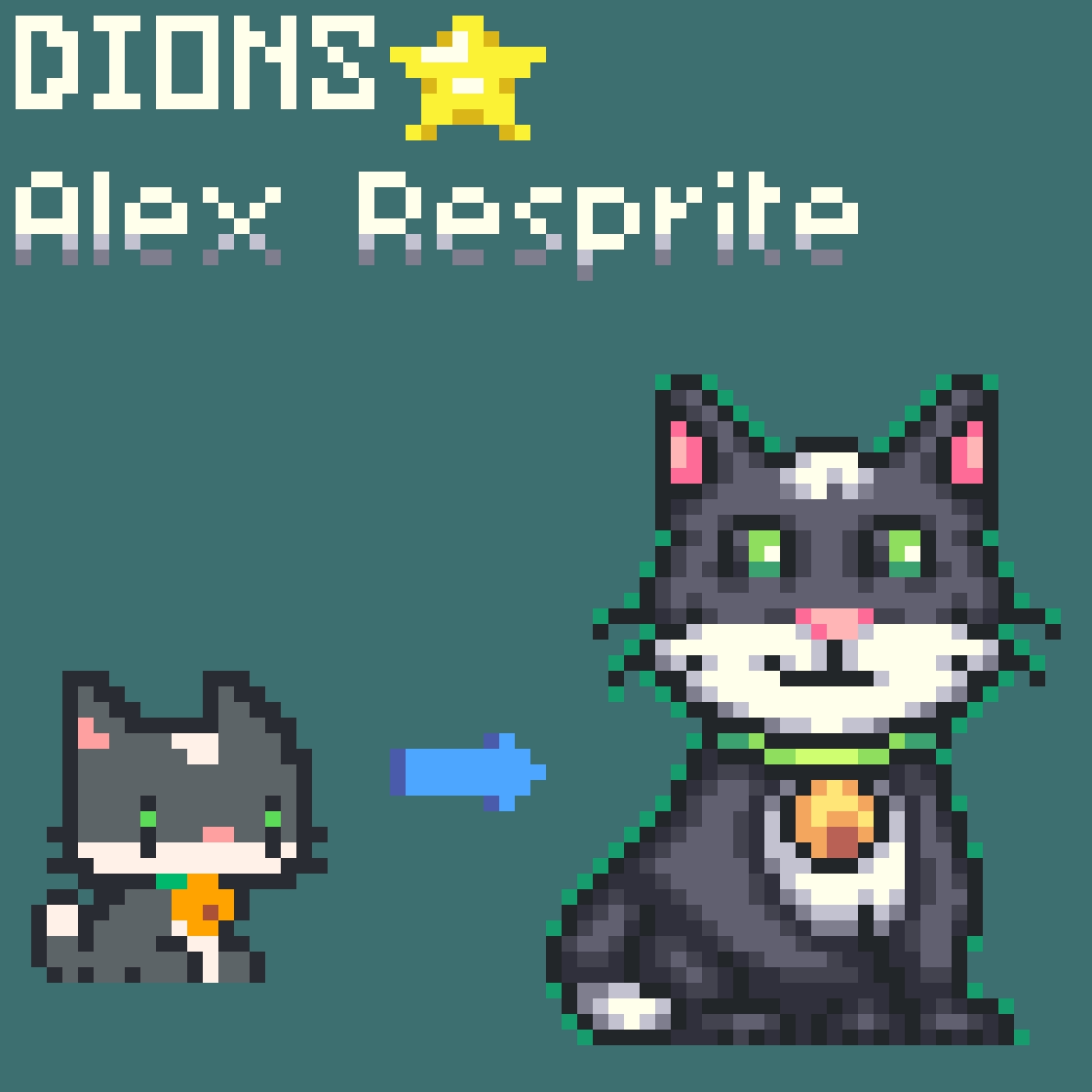 GranadosIz20006's tweet photo. That's right my friends, we're back to the Sct 2 Resprites

#Pixel #pixelart #Pixelartist #art #artist #Cat #Cats #Art2D #Retro #Neutronized #Supercatbros #Supercattales #Supercattales2 https://t.co/qlfakhNrmC