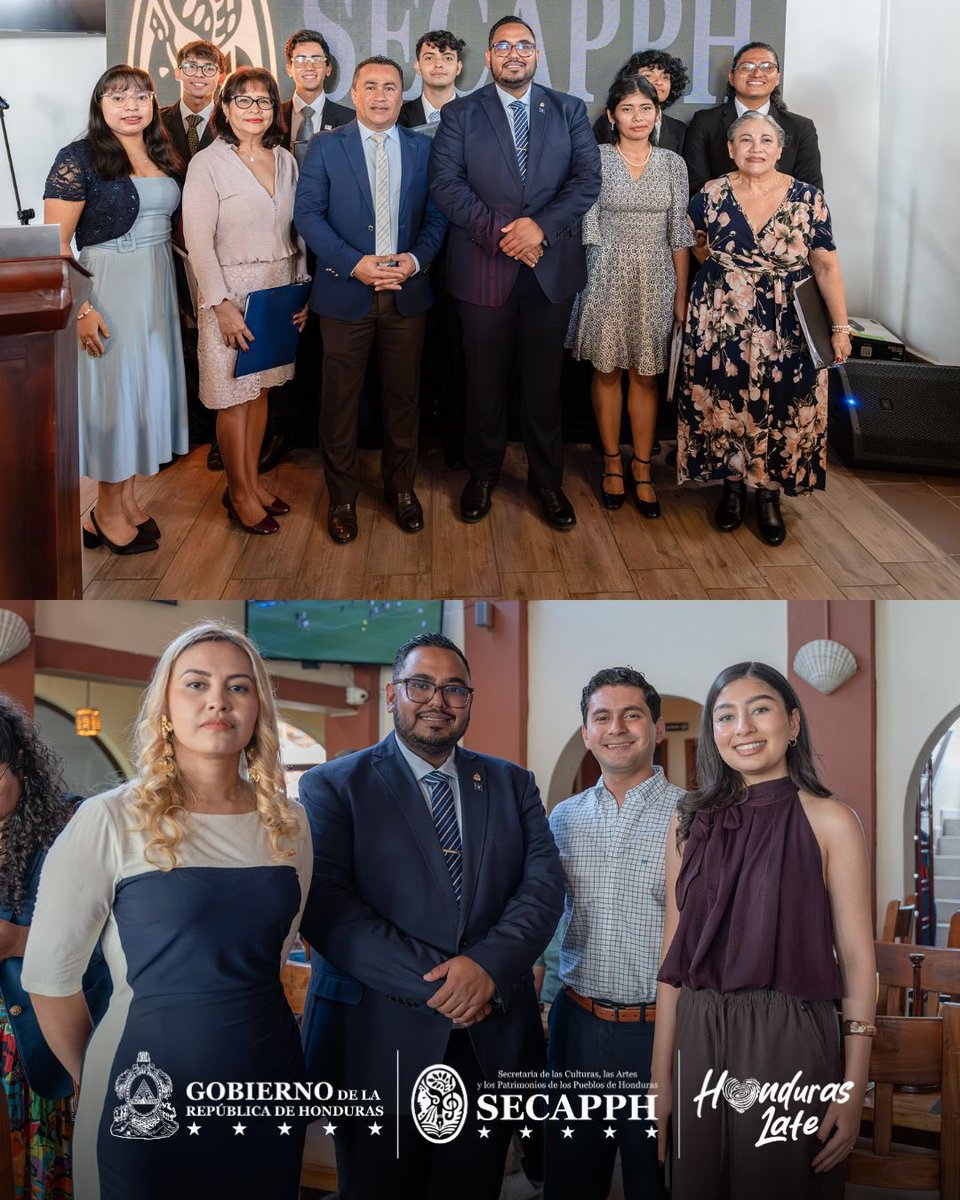 SECAPHN's tweet photo. La SECAPPH reunió a medios y creadores de contenido en un Brunch Cultural para compartir la visión de la campaña Honduras Late, enfocada en fortalecer el arte, la cultura y la identidad nacional. El encuentro contó con el apoyo del restaurante Tony’s Mar.
#HondurasLate #SECAPPH https://t.co/KeChqnw4E2