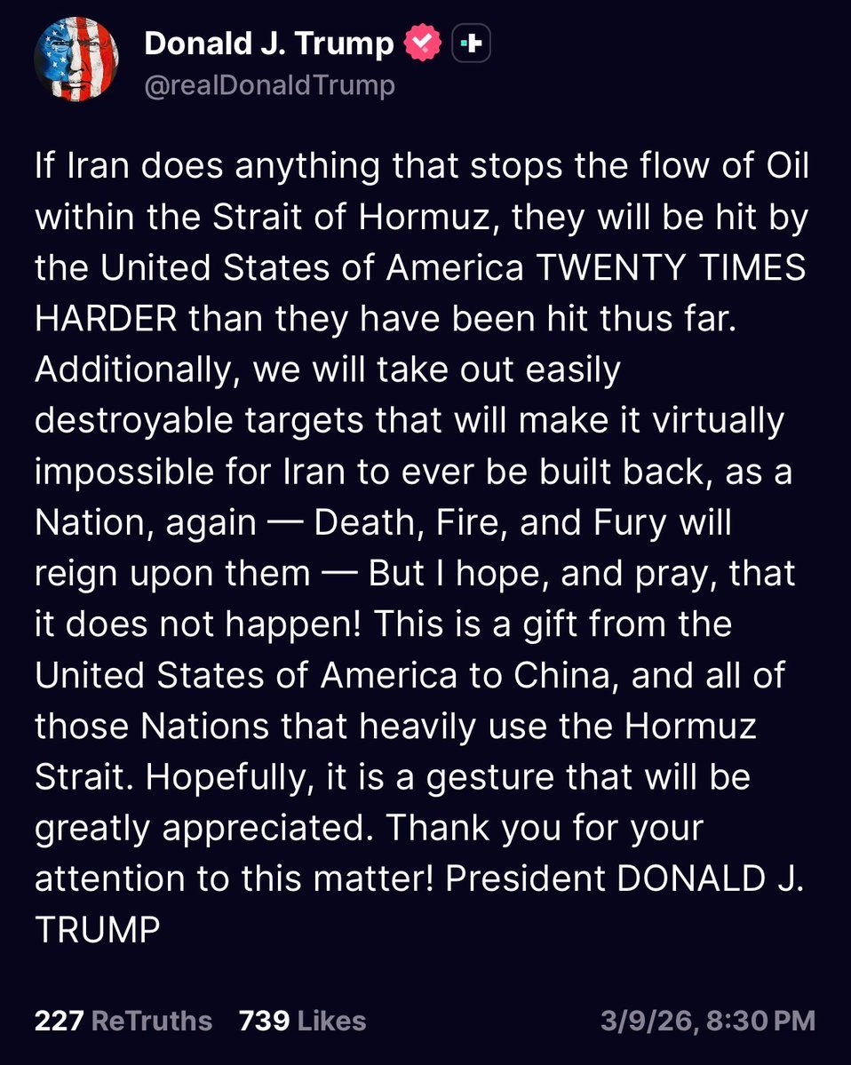 The threat is aimed at Tehran. The mechanism is in London. The gift is for Beijing. And the Strait remains closed because none of those three capitals contain the actuaries whose models determine when it reopens.
Event is happening in real time