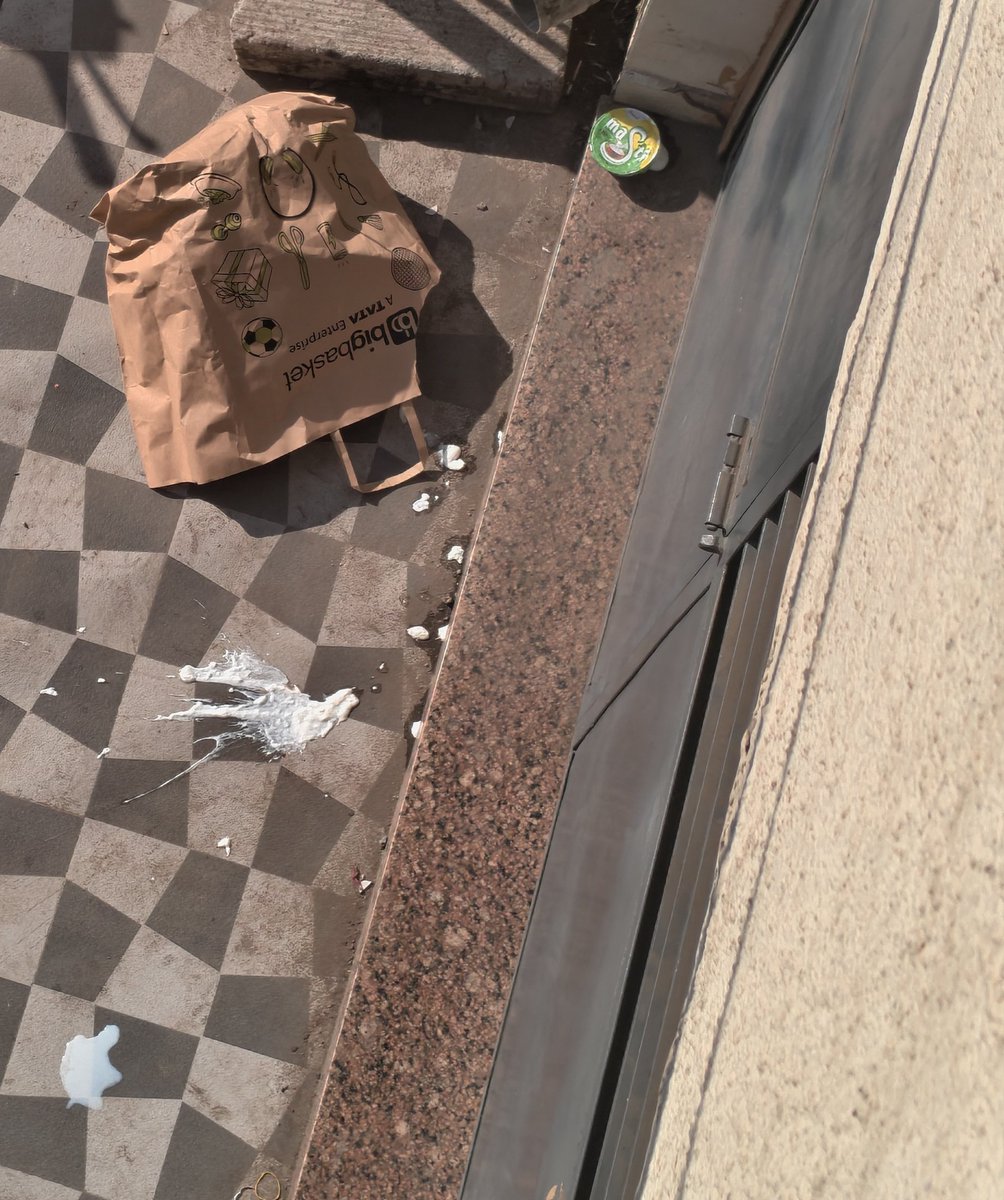 pilo_escobar's tweet photo. The big basket team needs to understand that if one is ordering heavy items packaging should be accordingly to that.

Who is liable for the damage, rider is not at all at fault.
@bigbasket_com @CEE_bigbasket https://t.co/uXqssCPf12