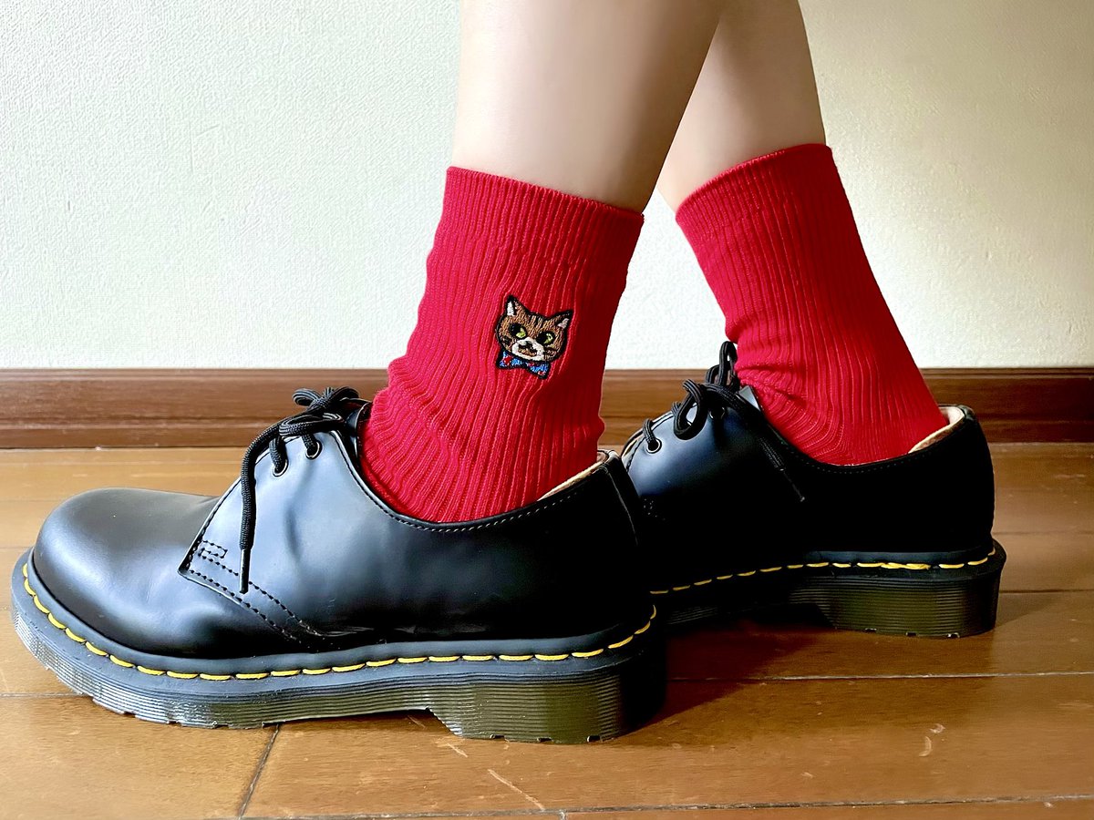 みろちゃん刺繍ソックス
赤は土曜日に追納します🧦🐱

#愛と狂気のマーケット