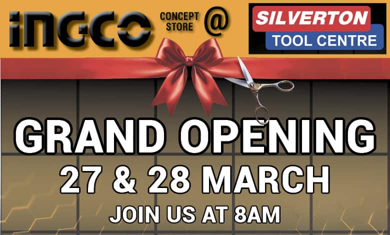 RekordNewspaper's tweet image. ADVERTORIAL | You’re invited to the Official Grand Opening of Silverton Tool Centre INGCO Concept Store! Read more: tinyurl.com/jjtvayj2 
📍Silverton Tool Centre Ingco Concept Store, 481 Pretoria Road, Silverton, Pretoria.
#Tools #IngcoProfessionalTools