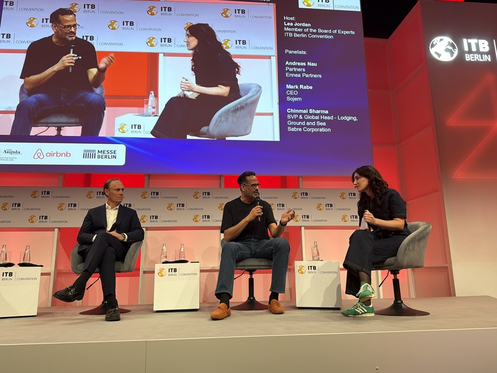 Sabre_Corp's tweet photo. From Brazil to Berlin, we were in demand last week.

Thanks to Kathy, Garry, Brad, and all the panelists.

There are some very exciting things are happening in travel right now. We were delighted to share our point of view.

See the new Sabre: https://t.co/fGVBEbYv8j https://t.co/oxitjmkfHq
