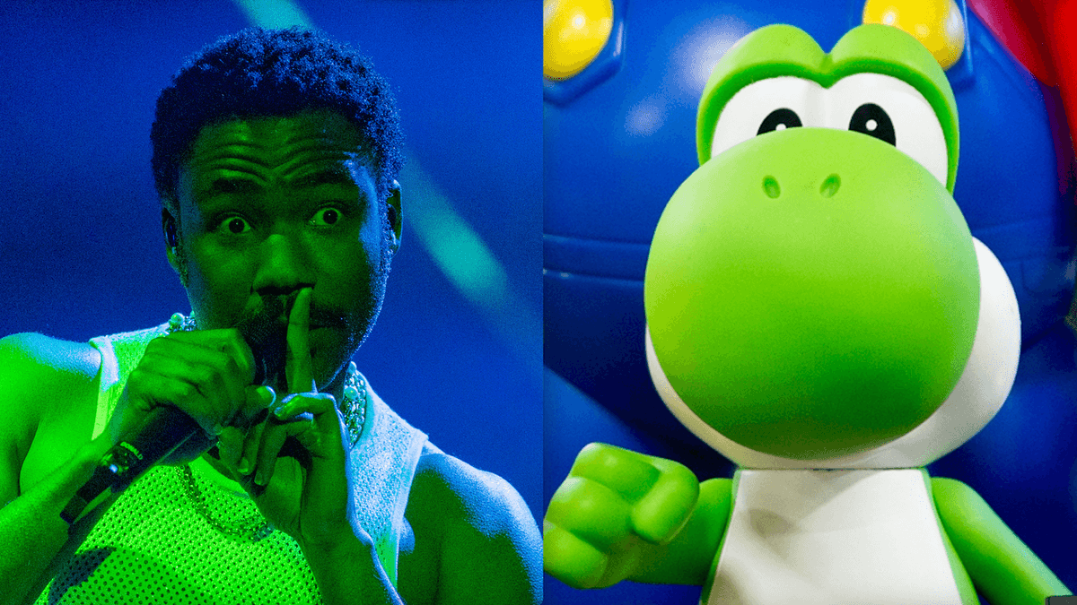 d100's tweet image. Donald Glover Cast as Yoshi in The Super Mario Galaxy Movie d100.news/TRP9nw
