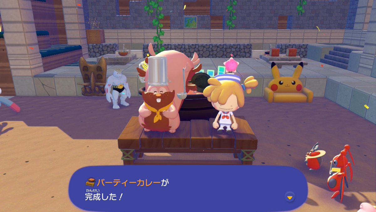 youkey35200504's tweet photo. ごつごつやま完了！
先の二つのエリアに比べて、小さめだったので楽だった印象
鉄シリーズの家具でそろえてみたが、牢獄かな？
＃ぽこあぽけもん https://t.co/PhjRL5j7FM