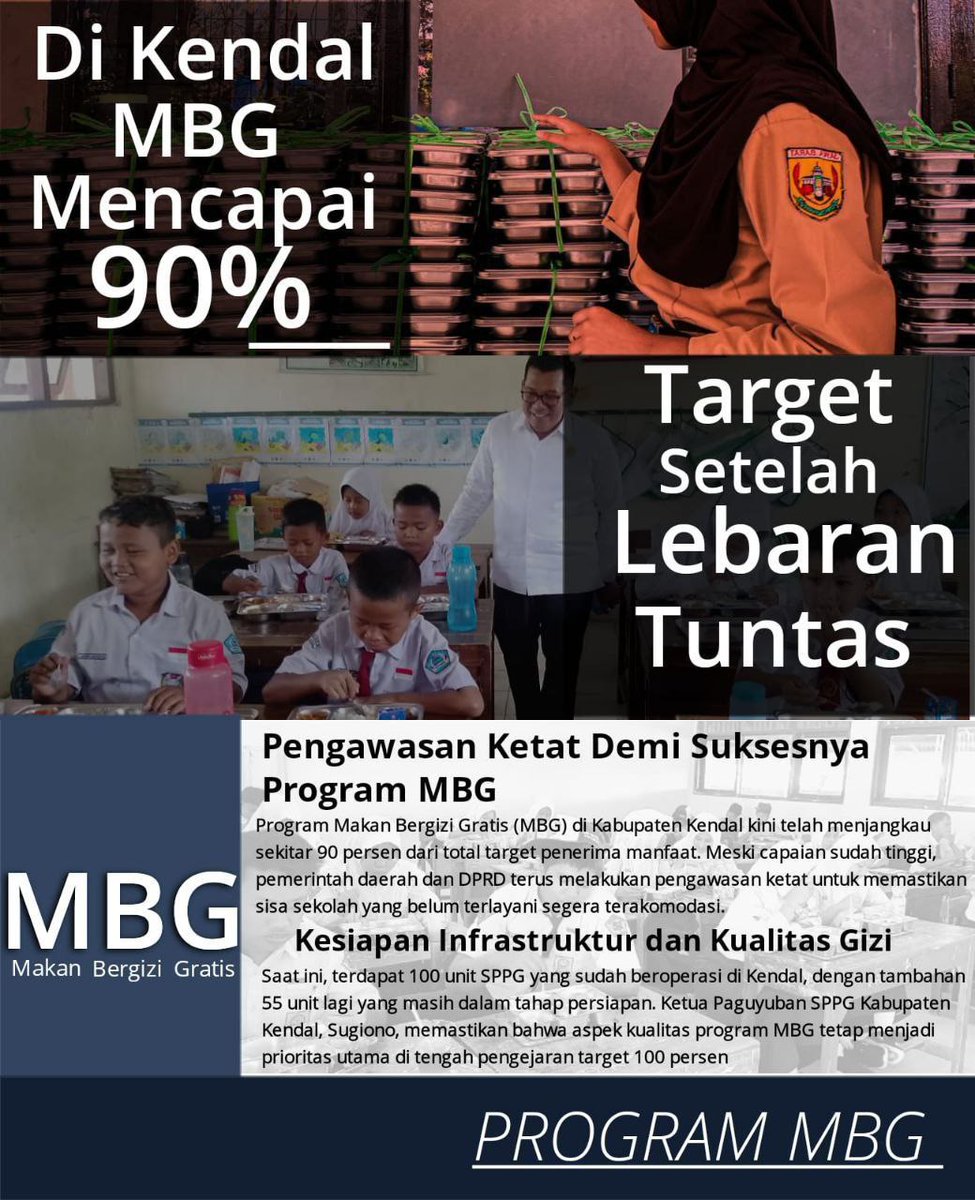 MBG bukan sekadar program makan gratis, tetapi investasi jangka panjang untuk kualitas sumber daya manusia Indonesia. Dengan gizi yang baik sejak dini, anak-anak bisa belajar lebih fokus dan tumbuh lebih optimal.