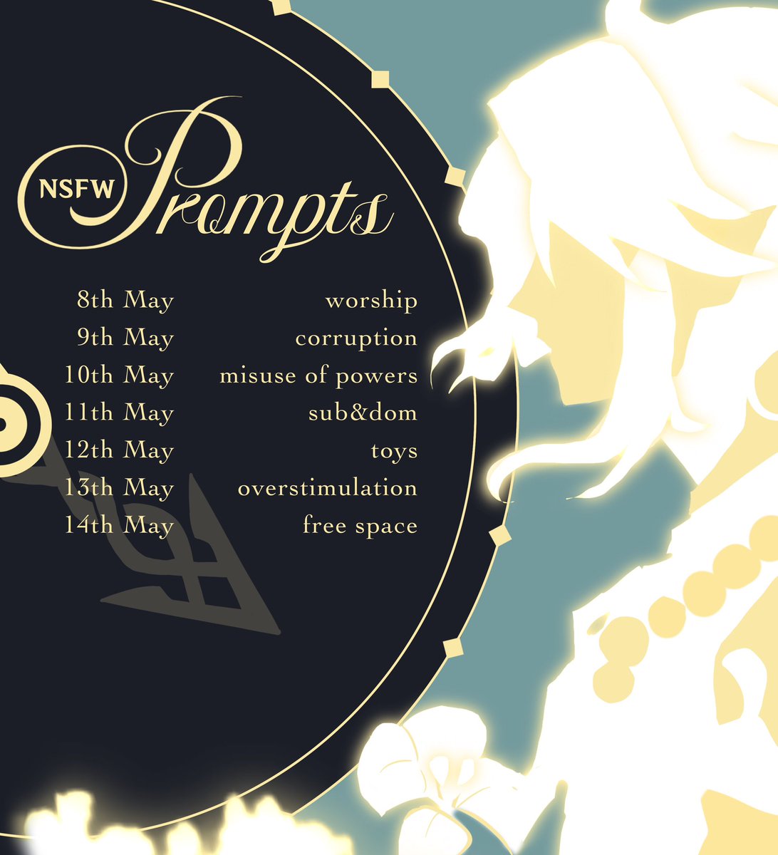 🦋🍃🦋 XIAOVEN &amp; VENXIAO WEEK 2026 PROMPTS 🦋🍃🦋

Here is the SFW &amp; NSFW prompts for xvx week 2026!

The week will be from May 8 - 14, 2026

Have fun creating! 

#xvxweek2026
#xvxweekNSFW