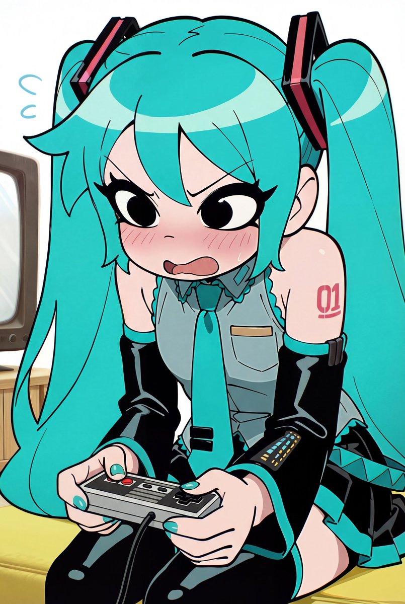 初音ミクを『スコット・ピルグリム』風に #HatsuneMiku #初音ミク