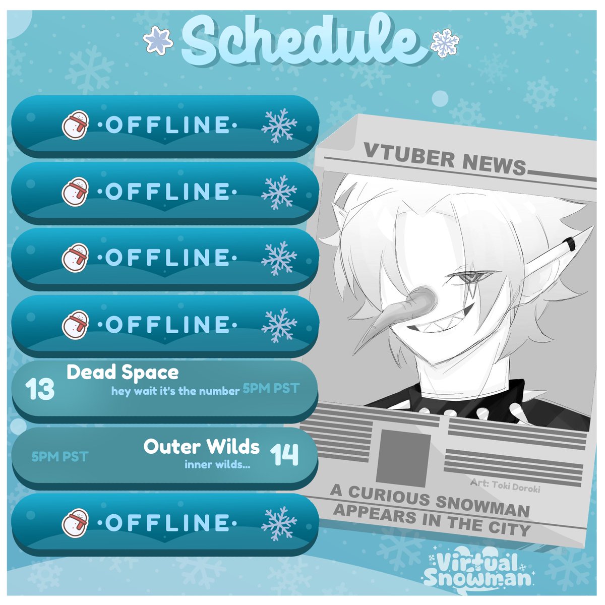 Virtual Snowman tweet media