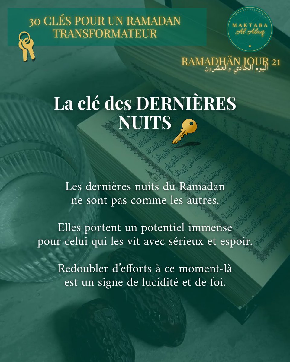 AlaqMaktaba's tweet photo. 🌷  Ramadhân - Jour 21 https://t.co/iT7nlLEEj1