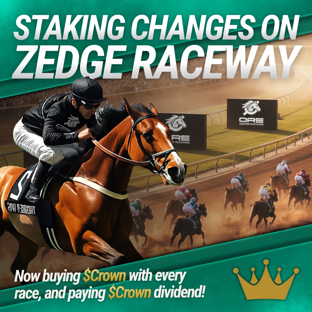 photofinishgame's tweet photo. 🎇Lots of fun new wrinkles in PFL this season, including a change in how staking can be done. We're trialing this out on Zedge Raceway where every race that runs has the portion for track stakers immediately buy crown, and disperse that at season end!

https://t.co/zj3PkyZOoQ https://t.co/7e9bW1I24y