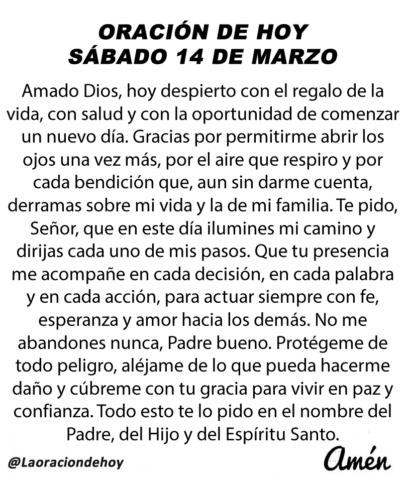Oración De Hoy tweet media