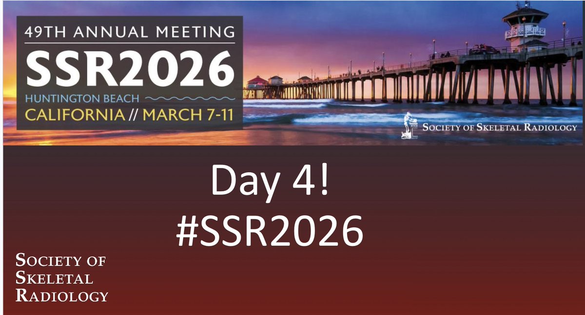 Society of Skeletal Radiology tweet media