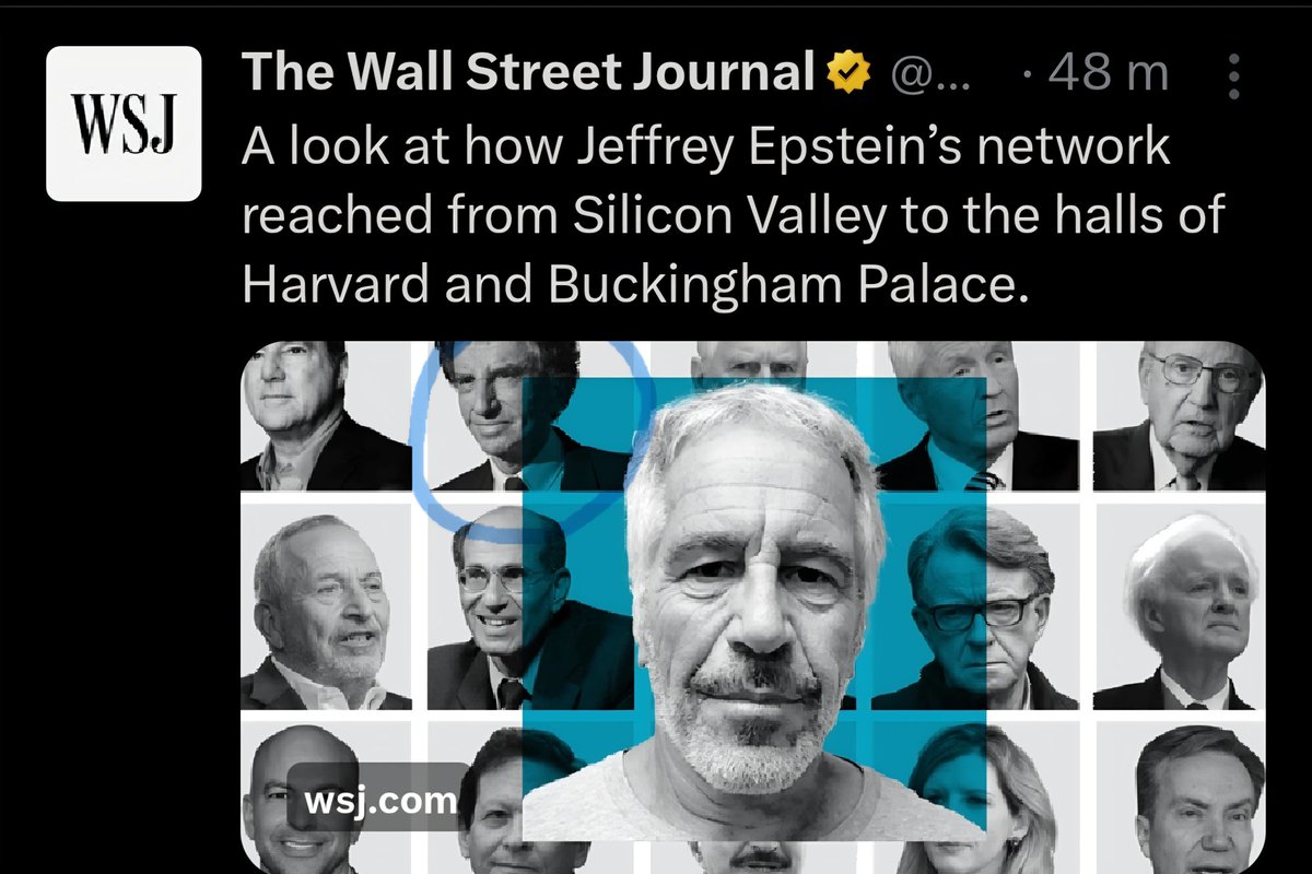 OlivierJorba's tweet image. "Un aperçu de la manière dont le réseau de Jeffrey #Epstein s'étendait de la Silicon Valley aux couloirs de #Harvard et du palais de #Buckingham" : quand #JackLang fait la une du The Wall Street Journal 
#EpsteinFiles
