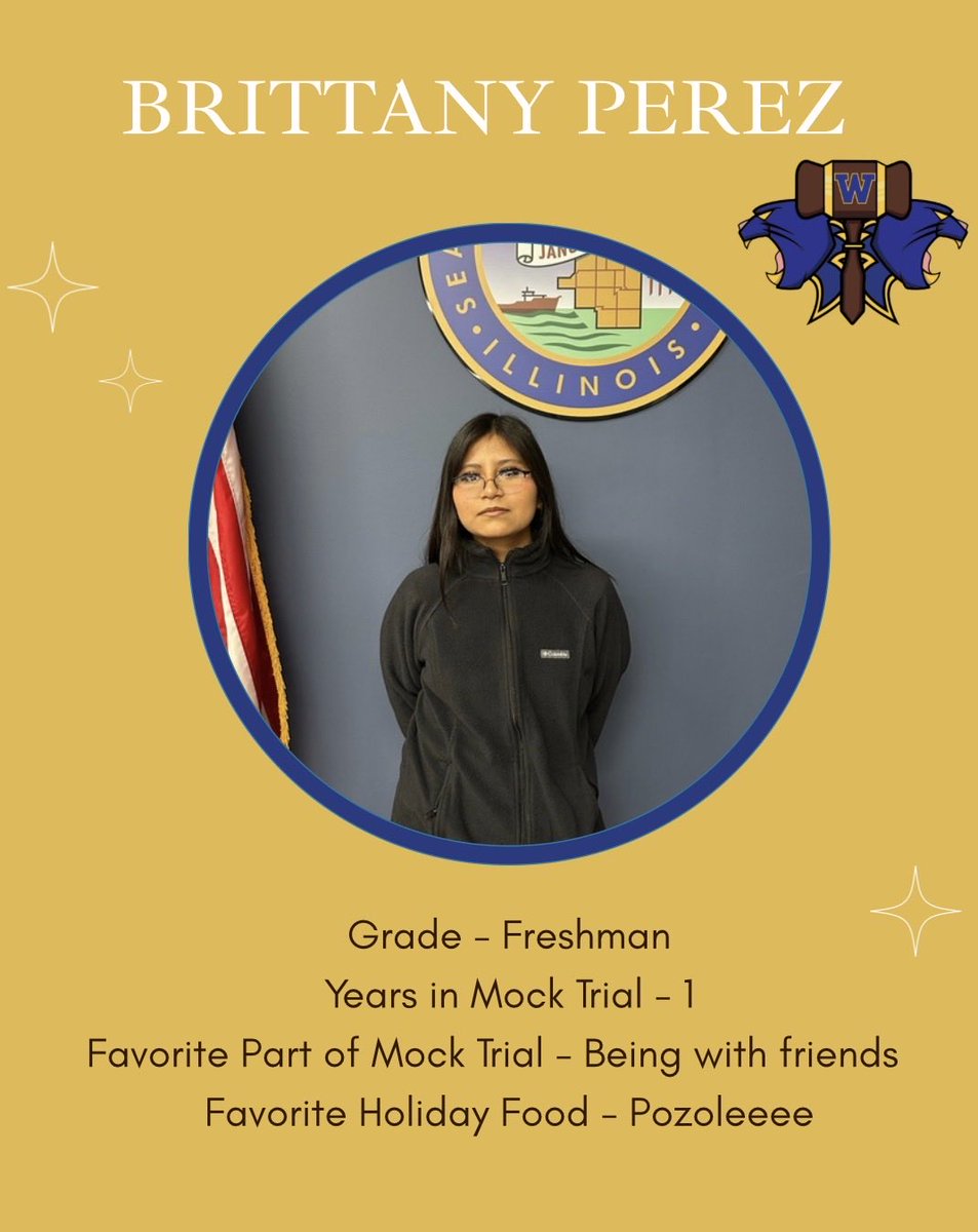 MockWhs's tweet photo. Meet Brittany Perez. Brittany is a new member working as a witness with our defense team. You’re doing a great job! https://t.co/4NtJro1qjc
