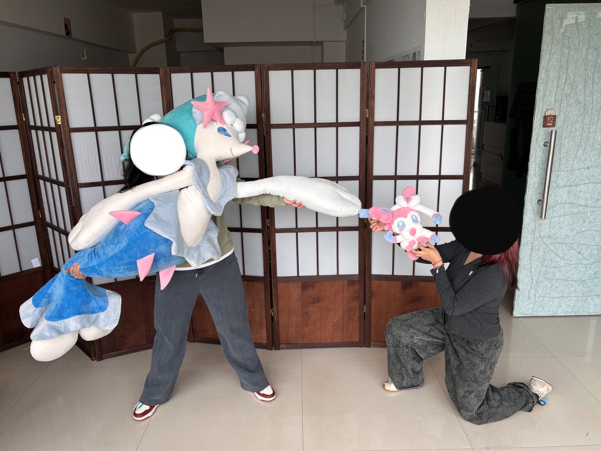 PGoods42105's tweet image. The Creation of sylveon👉👈
      
#sylveon #Primarina #plush #pokemon