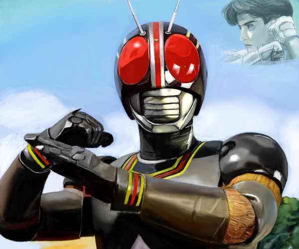 ta_ka270's tweet photo. #イラスト　＃模写　＃仮面ライダーBlack　＃仮面ライダー　＃仮面ライダーブラック https://t.co/5fJIKL7grN