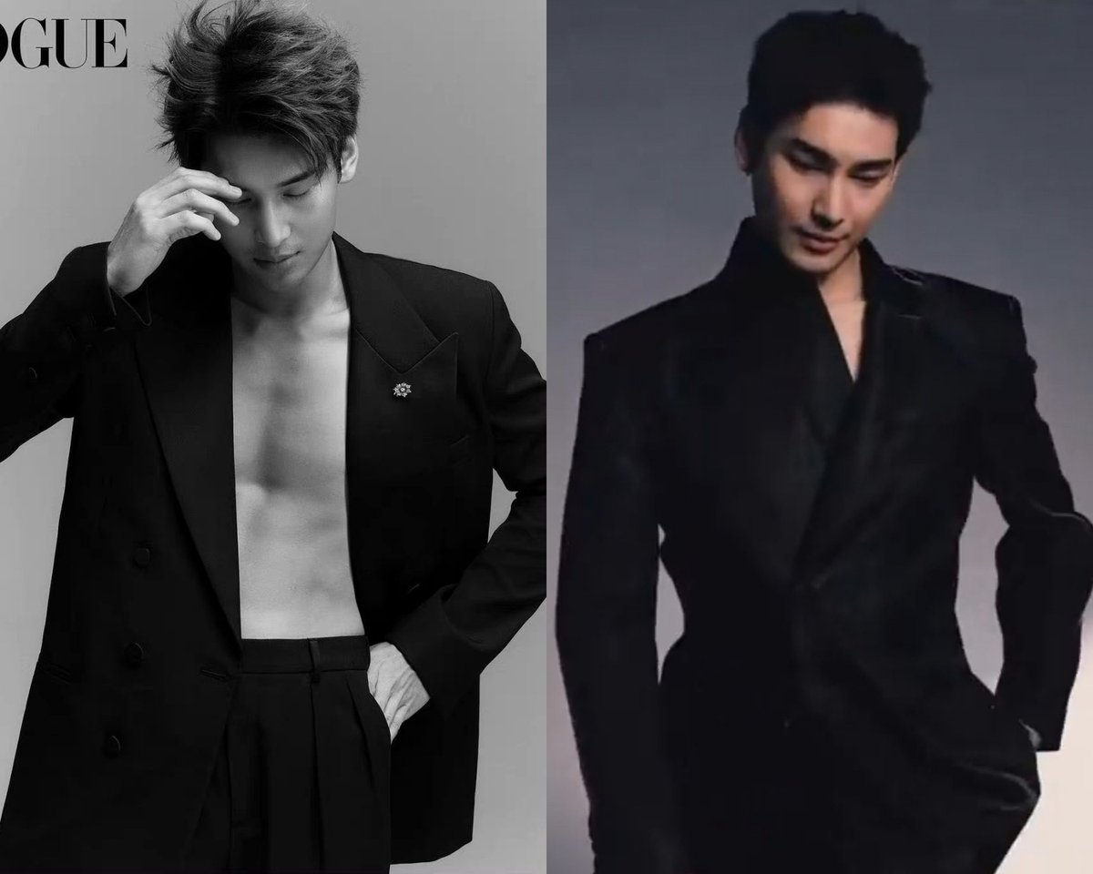 jj_kasuki's tweet photo. อาโป All Black ไม่เคยอ่อนโยน ไม่ว่าจะโชว์แผงอกหรือสูทเข้ารูปก็โคตรจะดูดีมีเสน่ห์สุดๆ วอนโปช่วย All Black บ่อยๆได้หรือไม่ #ApoNattawin https://t.co/lP9ht7iZrL
