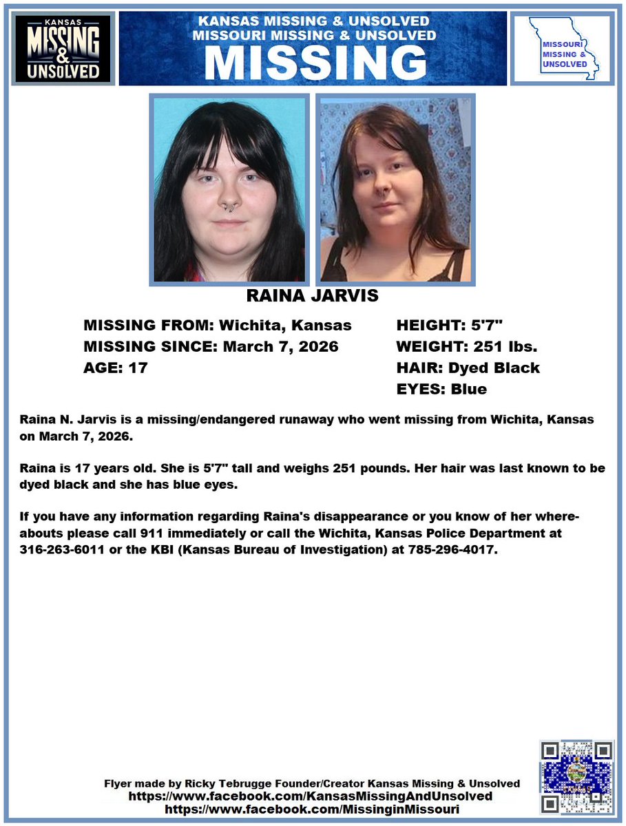 KS Missing&Unsolved - Ricky Tebrugge - FDR/CREATOR tweet media