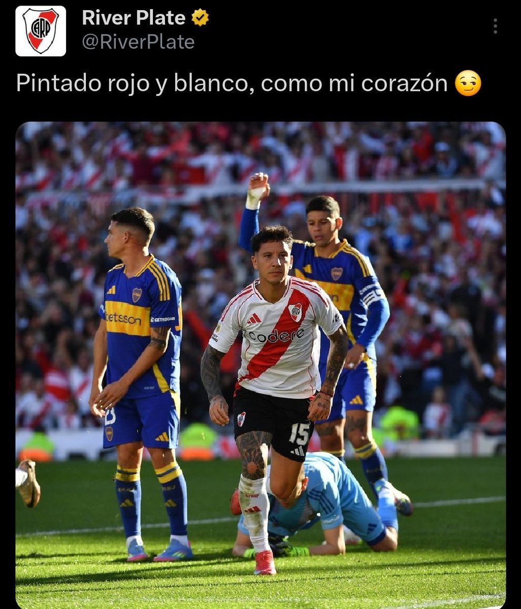 Mención especial para recordar este grandísimo tuit del CM de River.