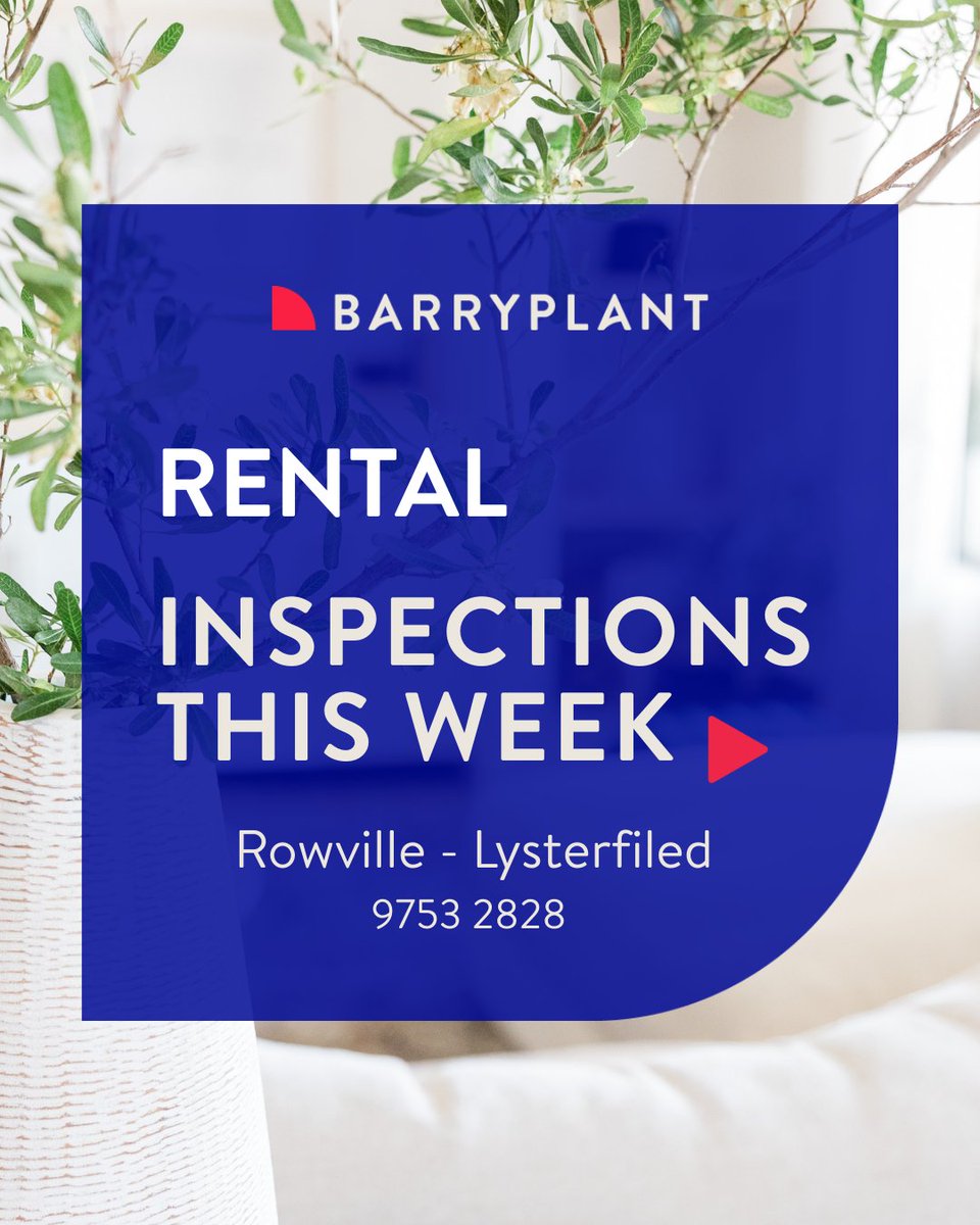 Barry Plant Rowville tweet media