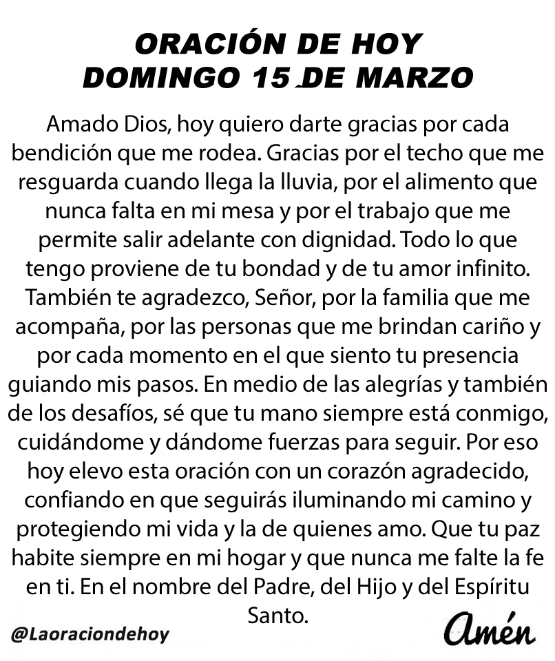 Oración De Hoy tweet media
