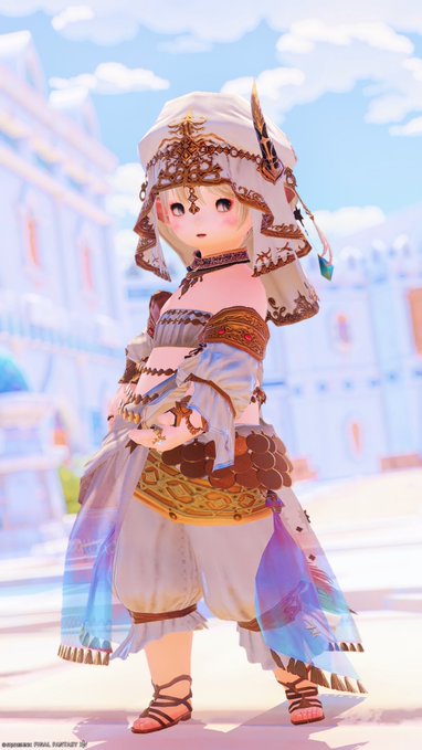 みんみちゃんVD用アラビア風装備 占星のこの頭ずっと使いたかったから使えて嬉しい!