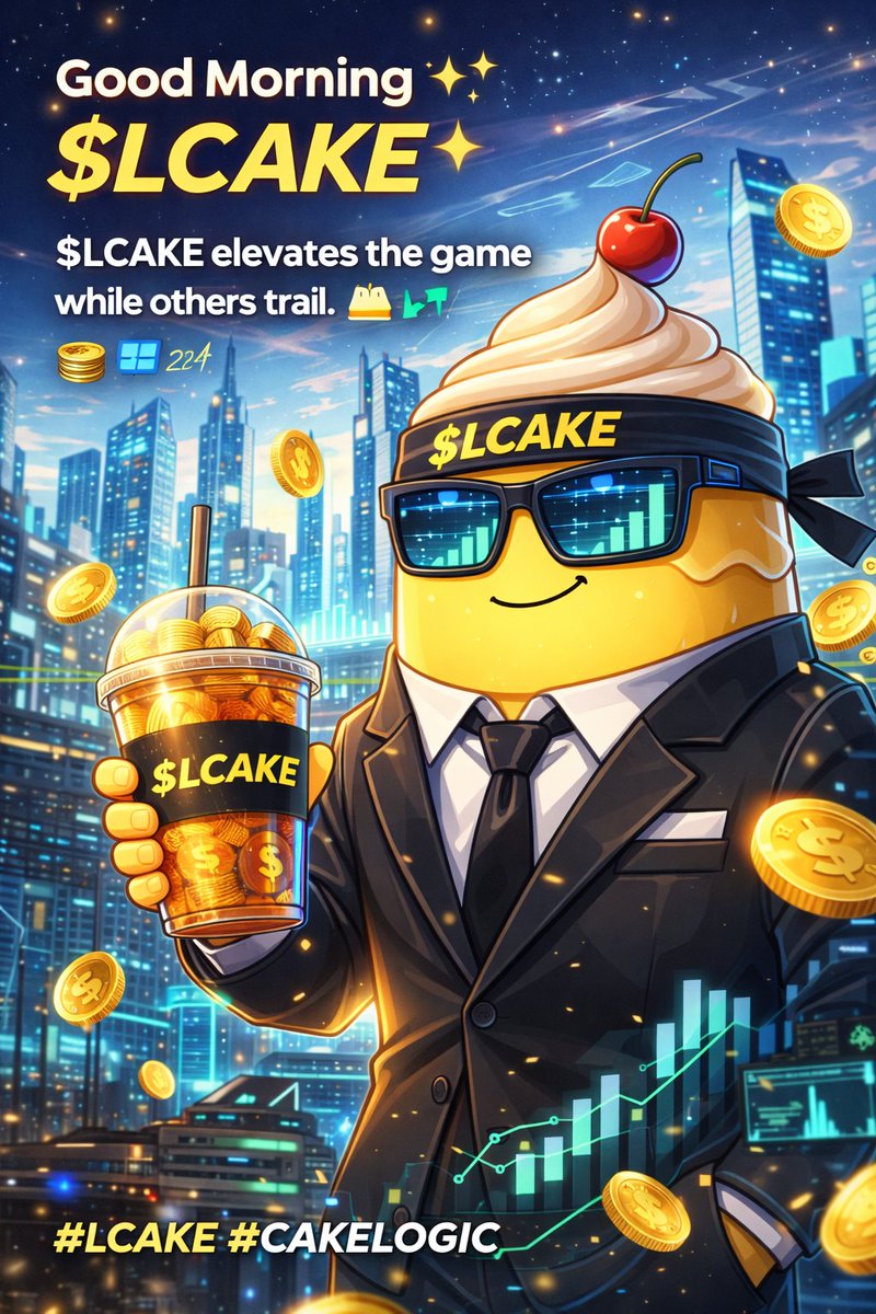 thefxripper's tweet photo. Quiet confidence.
Clear direction.
$LCAKE is already moving while the market is still waking up. 🍰📈
Momentum favors the early.
#LCAKE #CAKELOGIC https://t.co/MzqJ4tlNm0