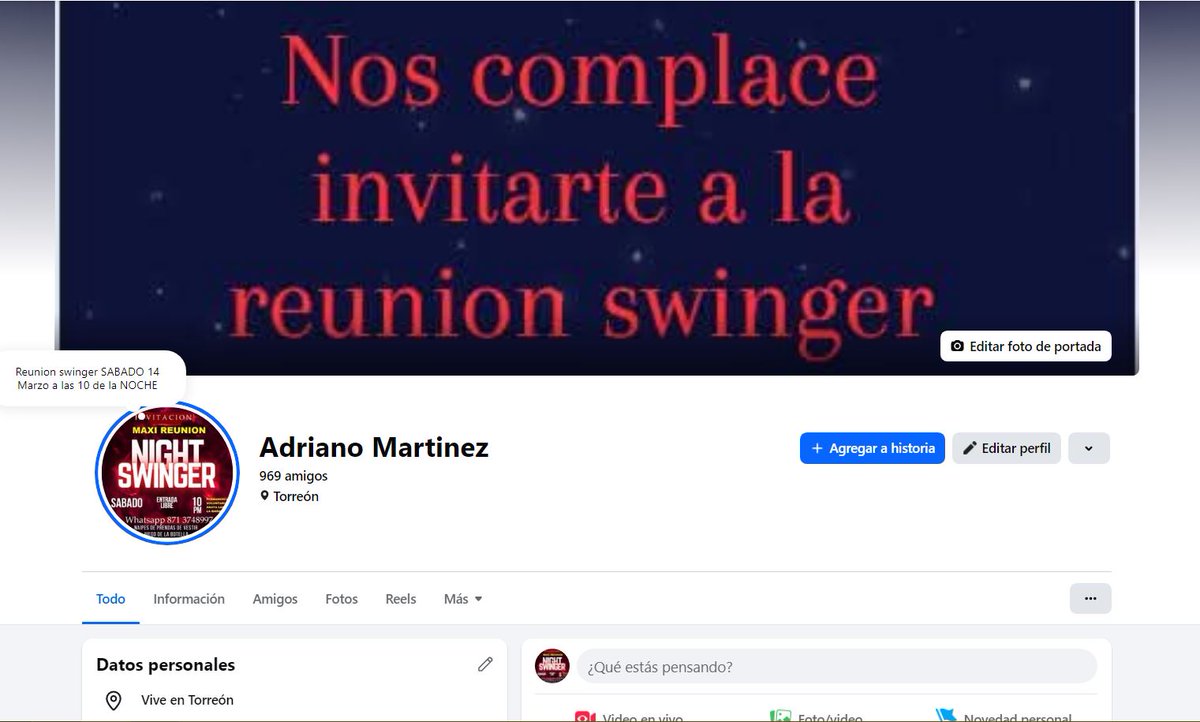 Swingers Torreón, Gómez y Lerdo tweet media