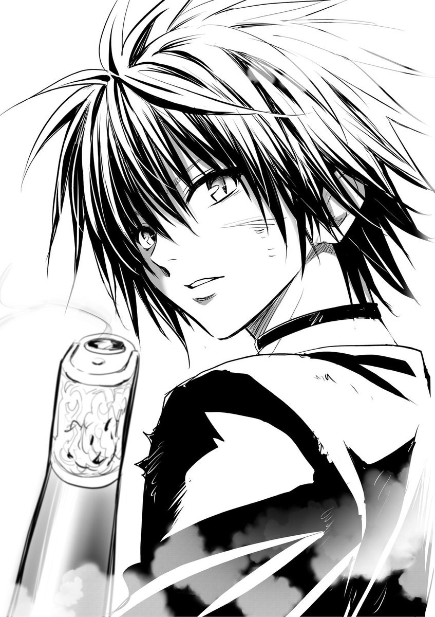 らくがきトレイン 
カラーイラストばかりやってるので
白黒の絵が落ち着きます。