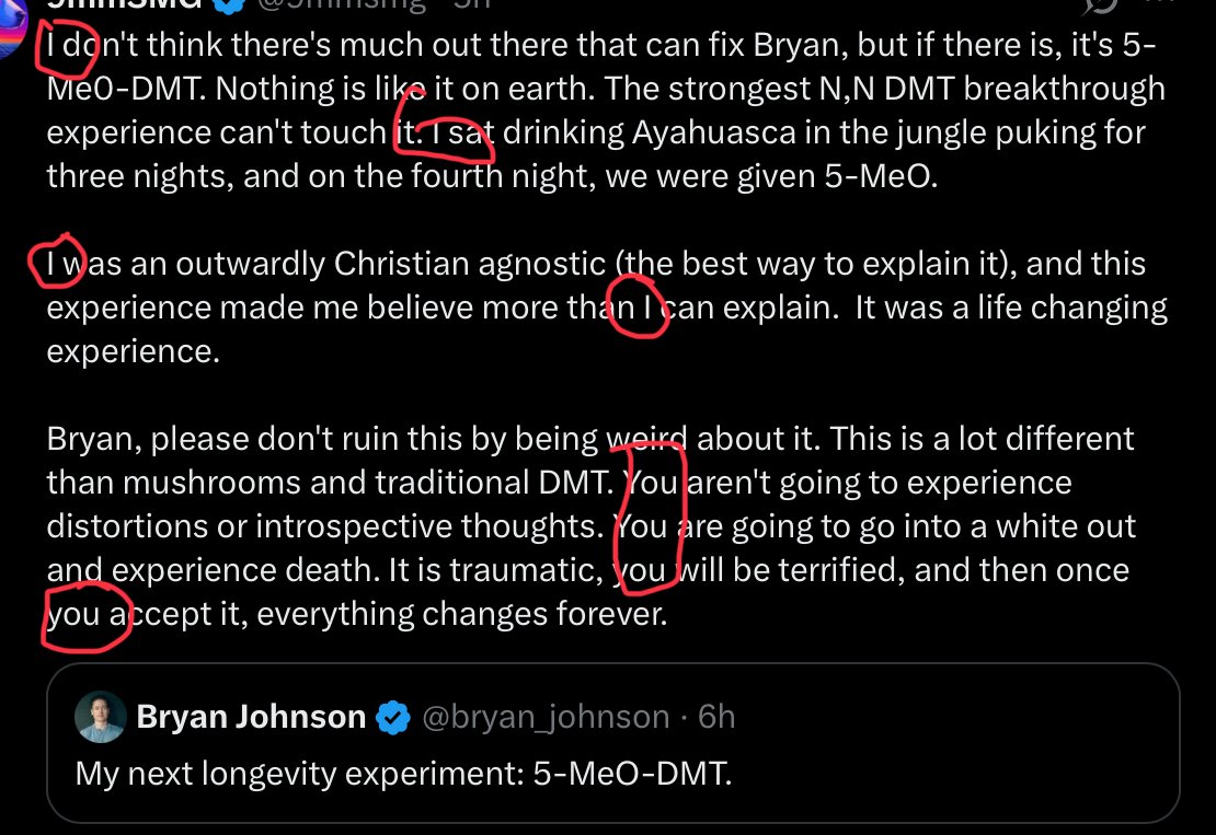 Budgy54's tweet photo. @9mmsmg Proof is in the pudding. Its as much to you as it is about him. i would expect less me, me, me, and more you you you. Not even dmt can break the ego. Its always there. Start with me, the guy, and end with you, the delicate one i need to warn, as if you arent ready or worthy https://t.co/Fd3B45307I