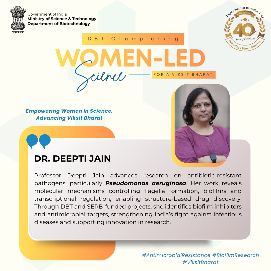 Department of Biotechnology tweet media