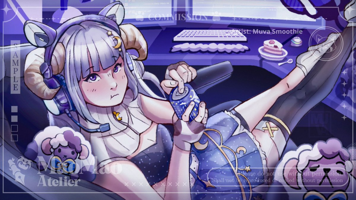 MaoMao Atelier ✒️┋Services for VTubers tweet media