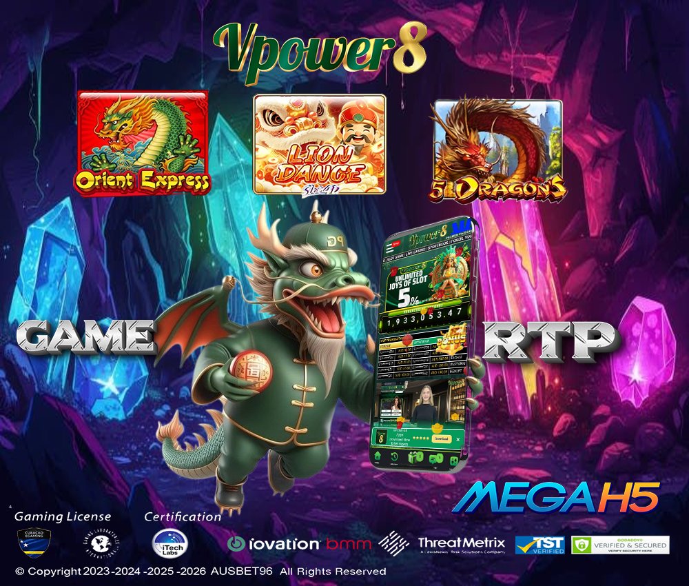 vpower_8's tweet photo. 🐉 MEGAH5 HOT GAME TIP 🐉

🎰 Best time to spin: after a few small losses
💰 Increase bet when the game starts paying
🔥 Popular jackpots from 5 Dragons, Lion Dance &amp; Orient Express

🍀🎰 starts at :   https://t.co/jN8lHIdAaC

🍀 Spin smart, win big with Vpower8 MEGAH5! https://t.co/Z90hebZBnB